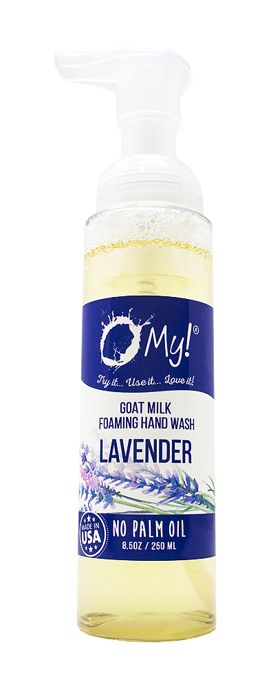 O My! Goat Milk Foaming Hand Wash - Delivers a Rich, Creamy Foam packed with Farm Fresh Goat Milk - Free of Parabens & More - Leaping Bunny Certified - Handcrafted in USA